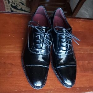 Cole Haan Glossy Black Oxfords